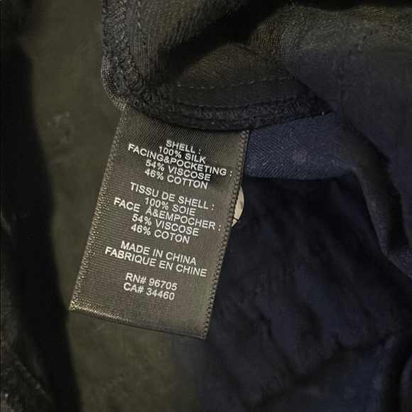 REBECCA TAYLOR BELTED SILK NAVY COMBO POLKA DOT PAPERBAG PANTS W/ BELT - Picture 3 of 8